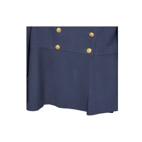 Ralph Lauren Worsted Wool Double Breasted Military Jacket Blazer.  Size: 8P - Picture 4 of 7